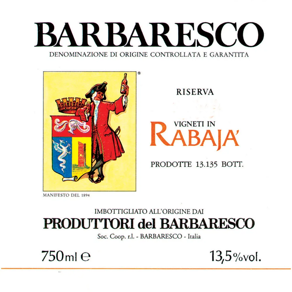 Barbaresco Rabaja Riserva Bottle