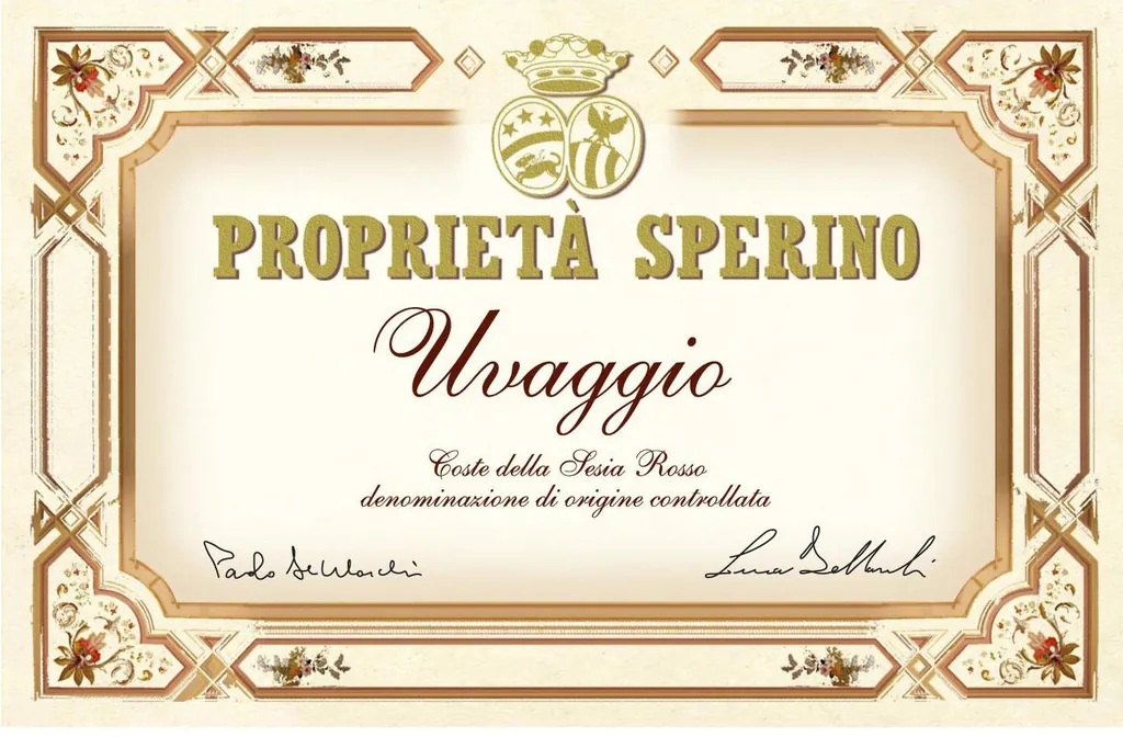 Coste della Sesia Uvaggio Bottle