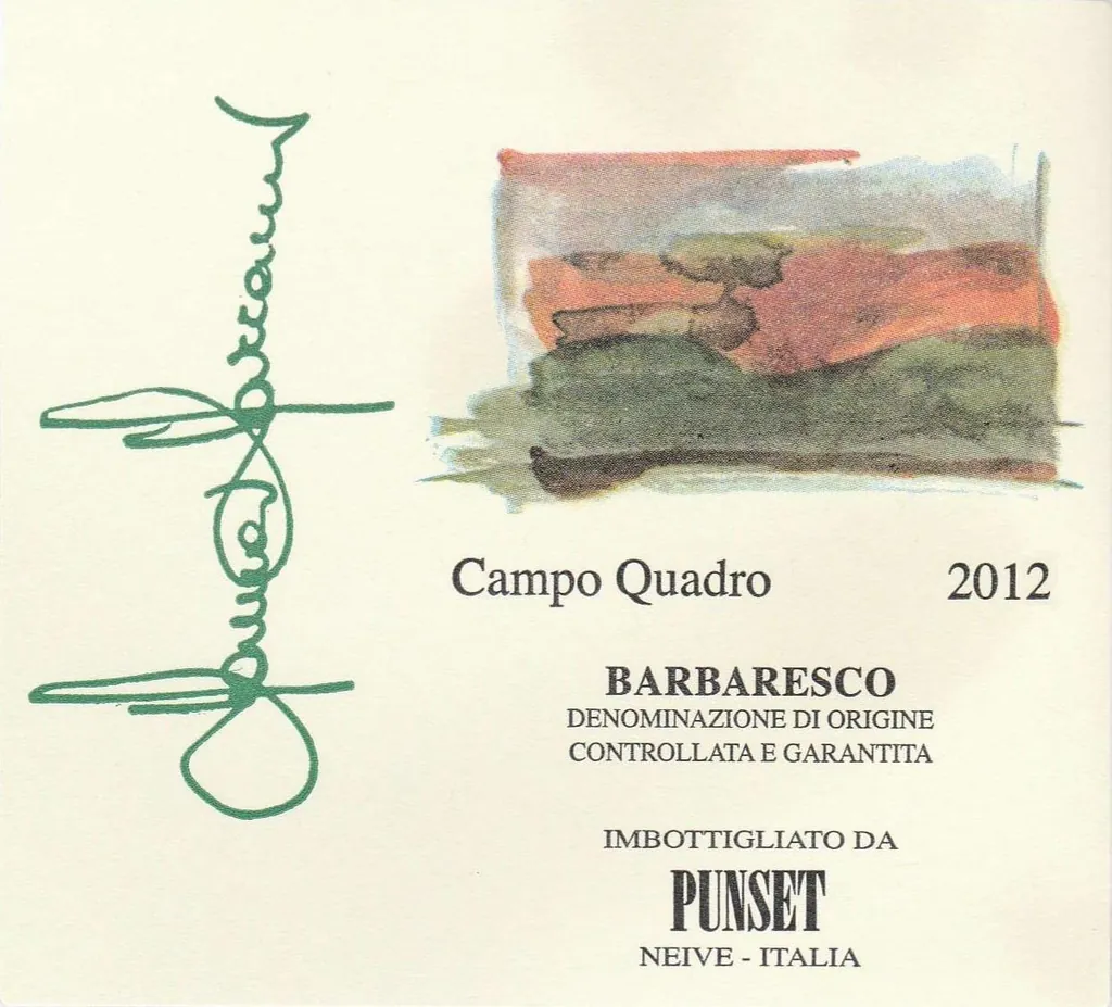 Barbaresco San Cristoforo Campo Quadro Bottle