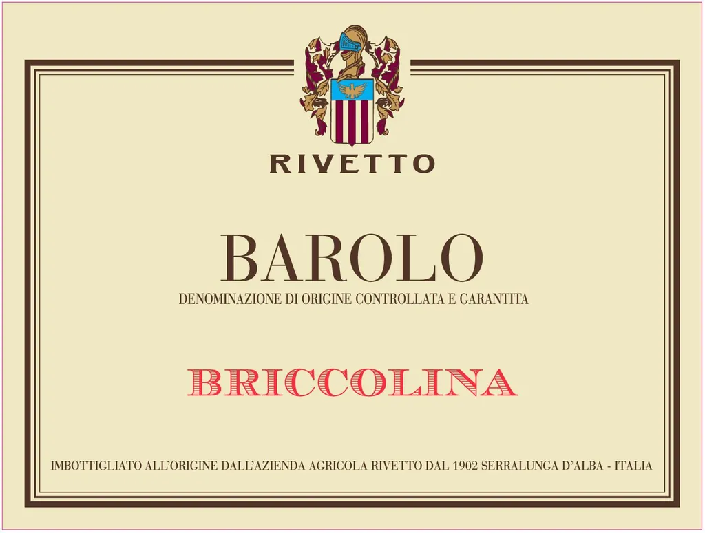 Briccolina Barolo Bottle