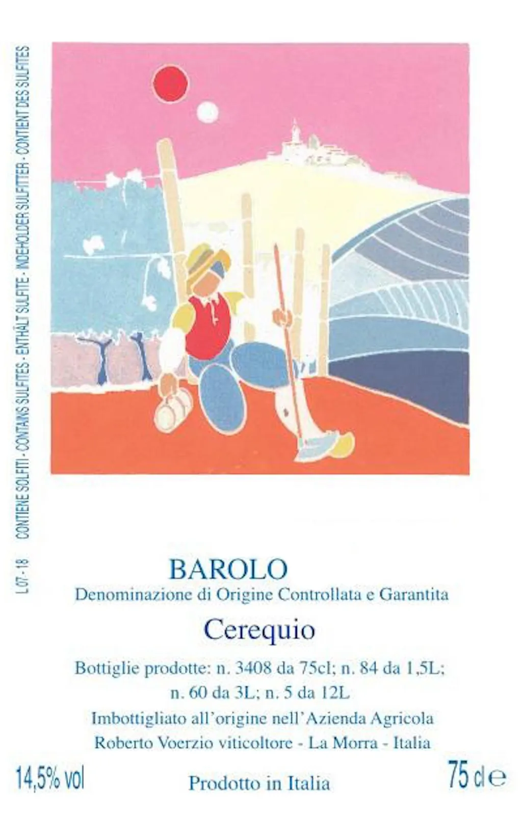 Barolo Cerequio Bottle