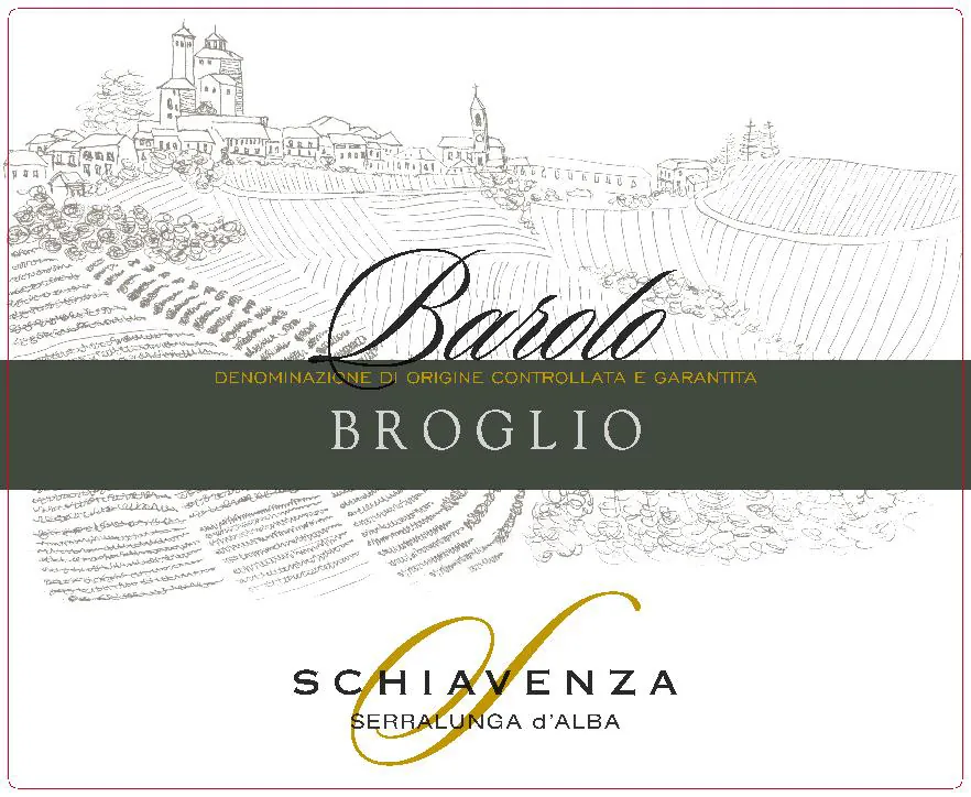 Barolo Broglio Bottle