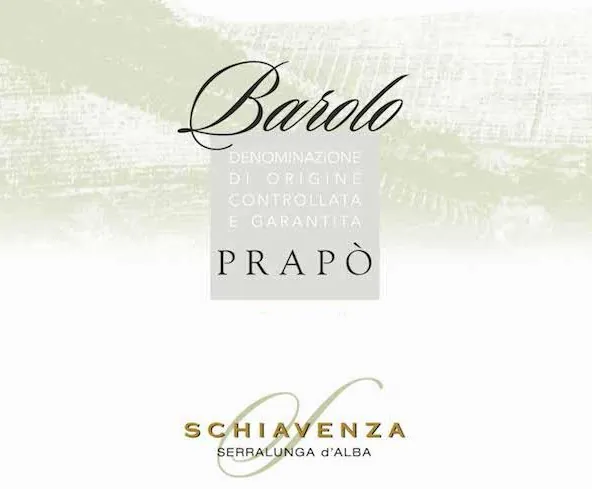 Barolo Prapo Bottle