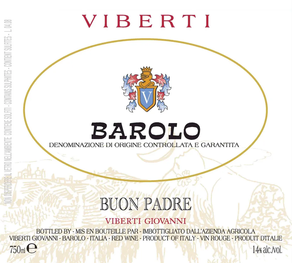 Barolo Buon Padre Bottle