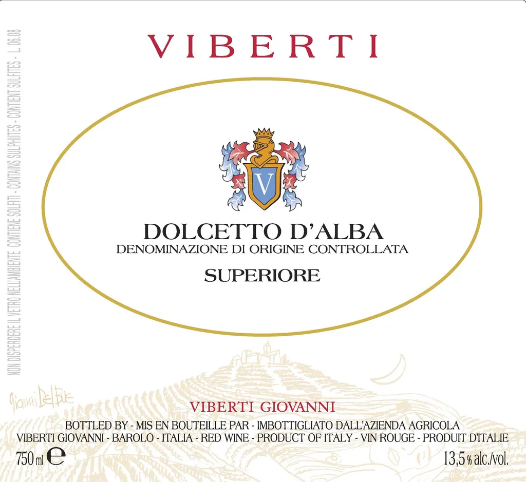 Dolcetto d'Alba Superiore Bottle