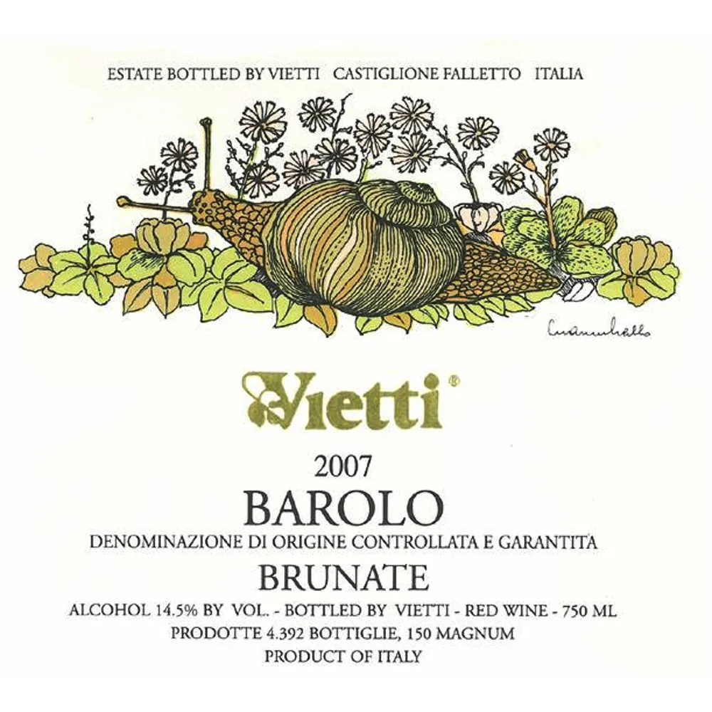 Barolo Brunate Bottle