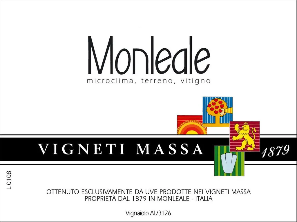Monleale Barbera Bottle