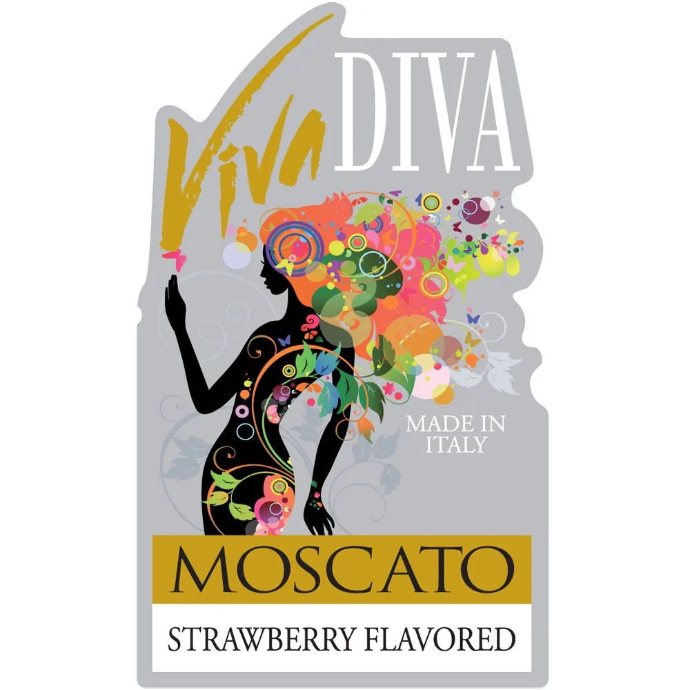 Moscato Strawberry Bottle