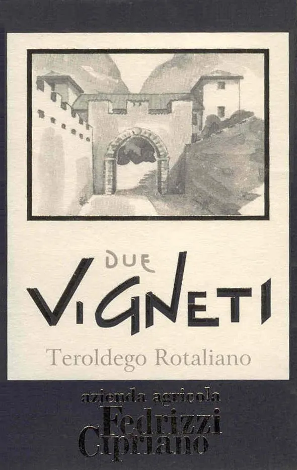 Teroldego Rotaliano Due Vigneti Bottle
