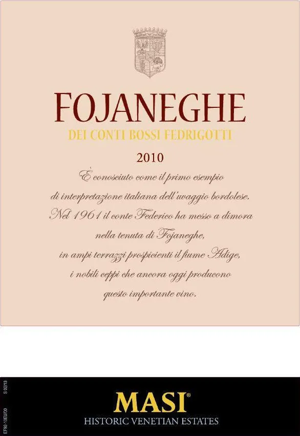 Vigneti delle Dolomiti Fojaneghe Bottle