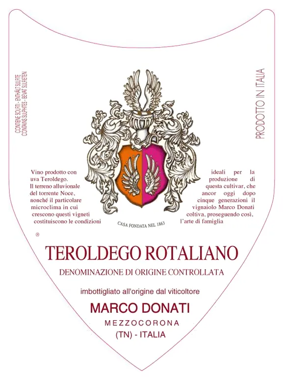 Teroldego Rotaliano Bottle
