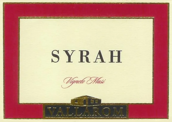 Vallagarina Vigneto Masi Syrah Bottle