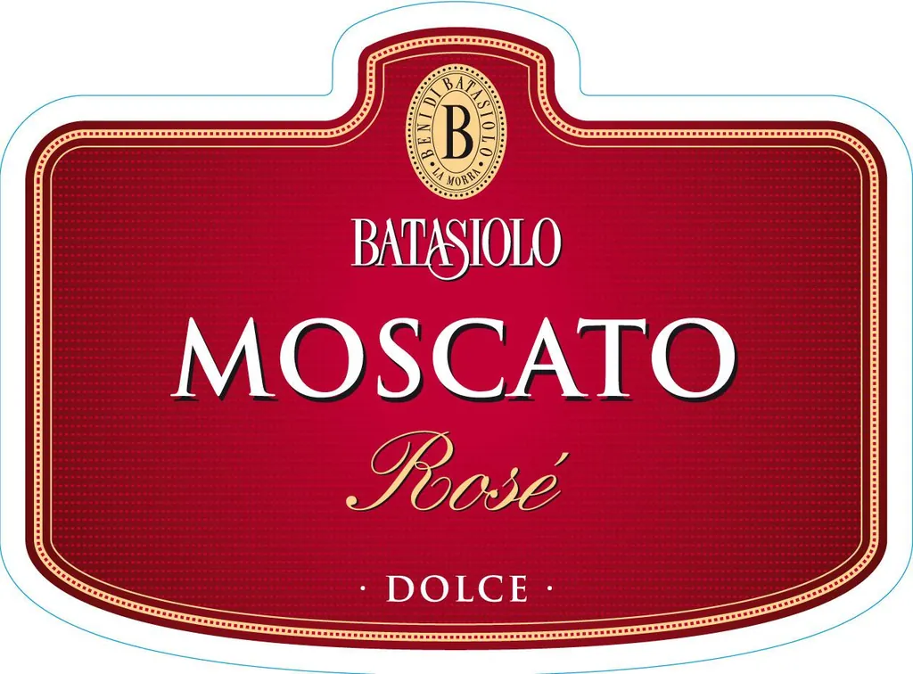 Moscato Rose Bottle