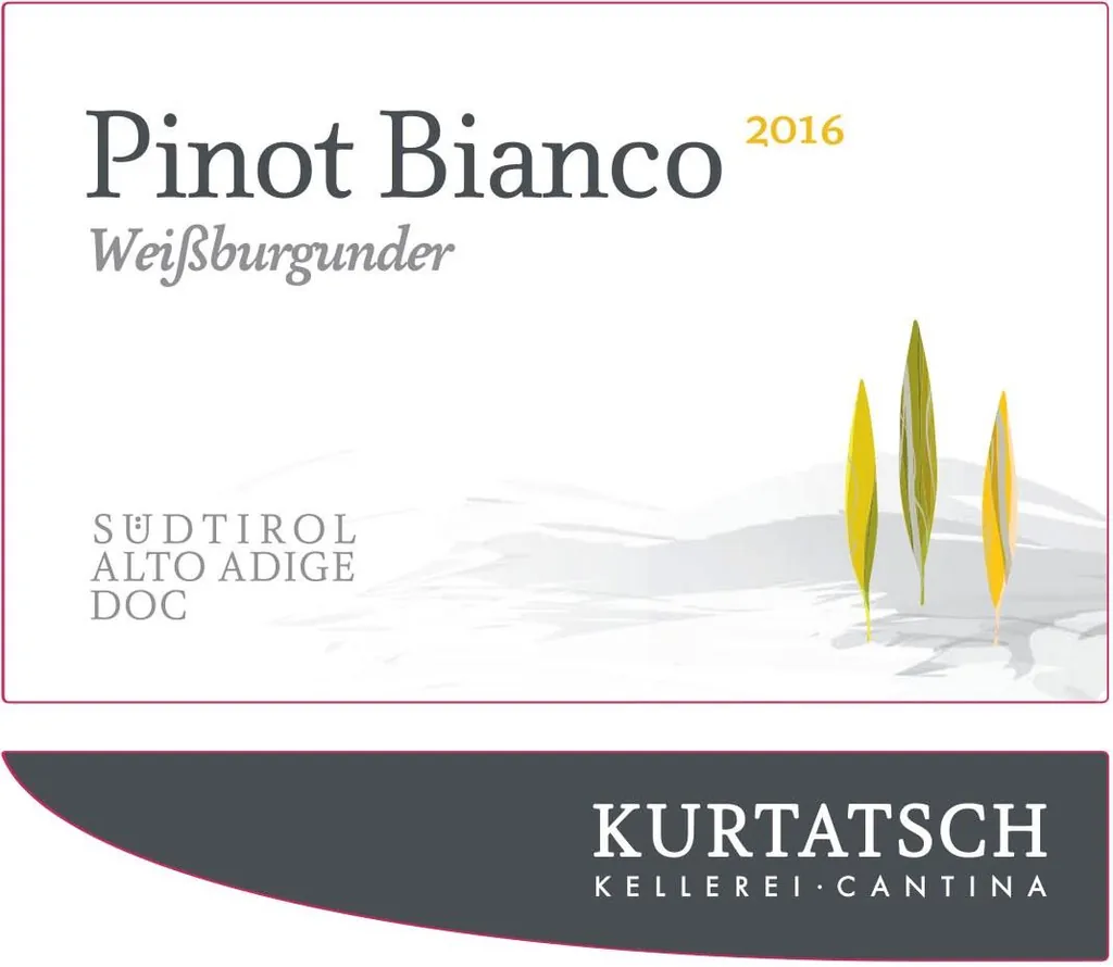 Weissburgunder Pinot Bianco Bottle