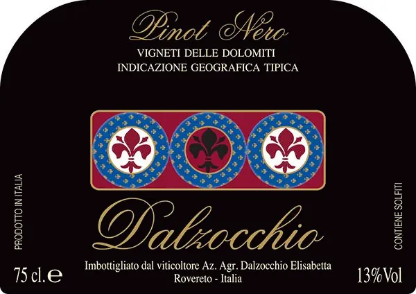 Vigneti delle Dolomiti Pinot Nero Bottle