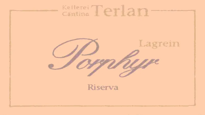 Terlan Alto Adige Porphyr Lagrein Riserva Bottle