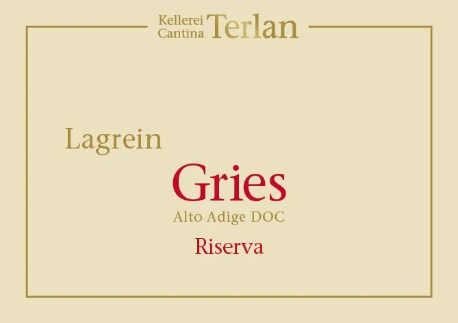 Terlan Gries Riserva Lagrein Bottle