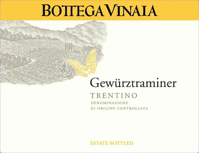 Trentino Bottega Vinai Gewurztraminer Bottle