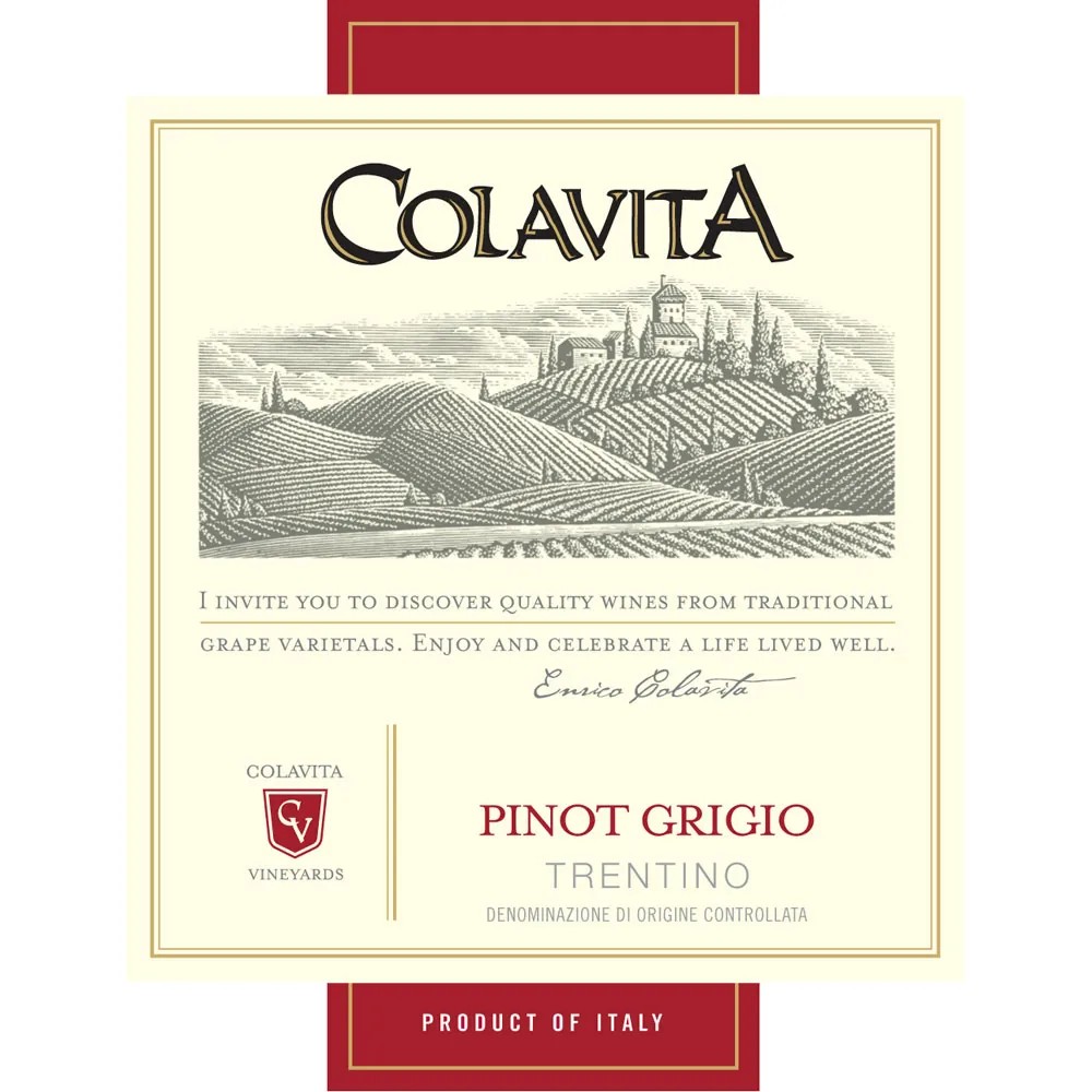 Pinot Grigio Bottle