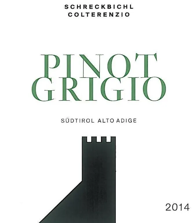 Alto Adige Pinot Grigio Bottle