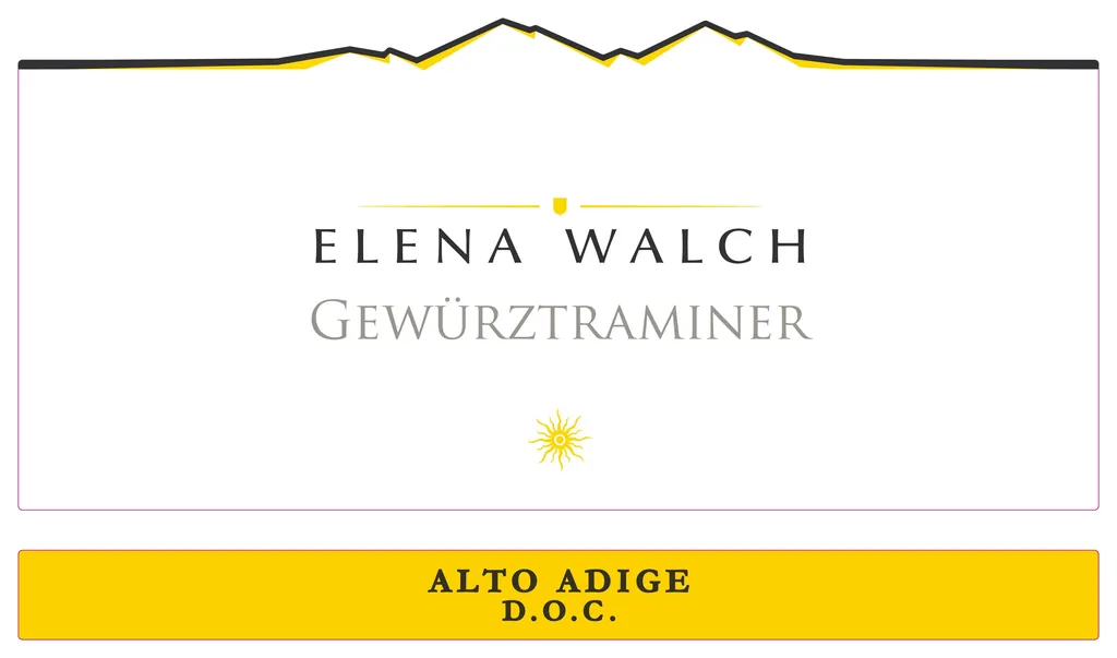 Gewurztraminer Bottle