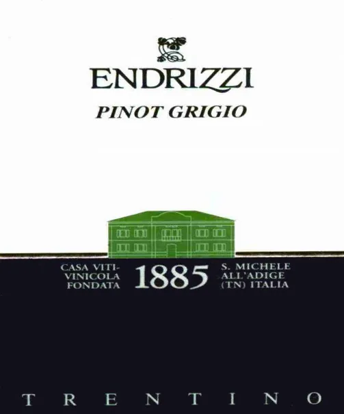 Trentino Pinot Grigio Bottle