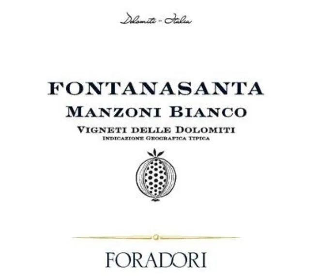 Fontanasanta Manzoni Bianco Bottle