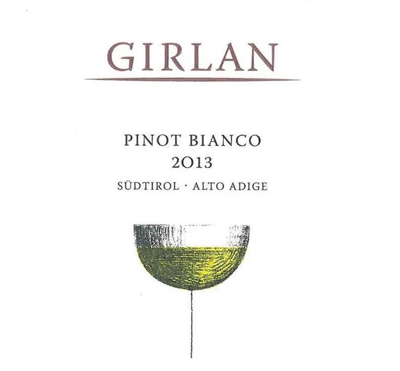 Alto Adige Pinot Bianco Bottle