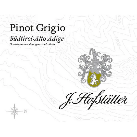 Alto Adige Pinot Grigio Bottle