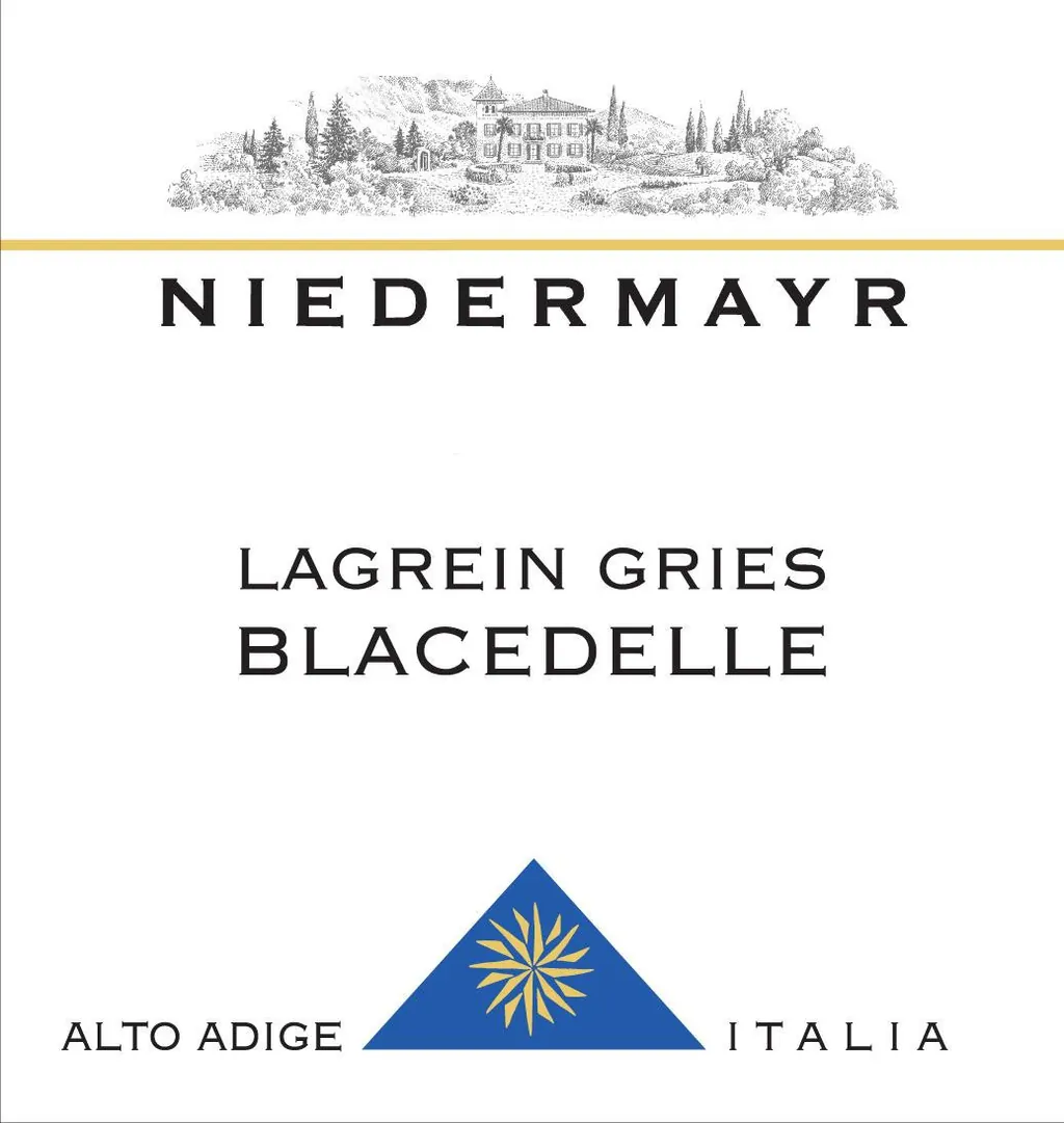 Niedermayr  Alto Adige Blacedelle Gries Lagrein Bottle