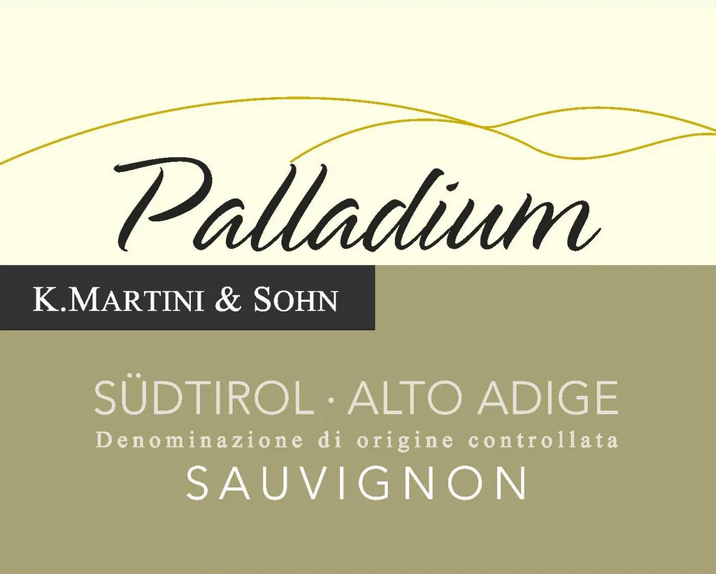Alto Adige Palladium Sauvignon Bottle