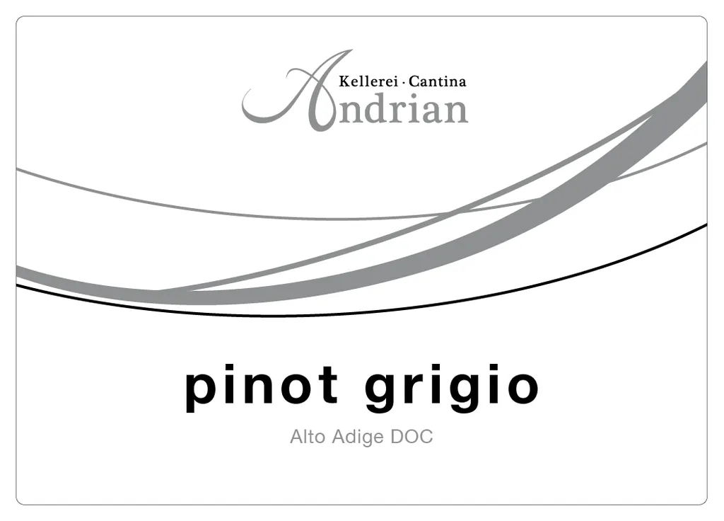 Pinot Grigio Bottle