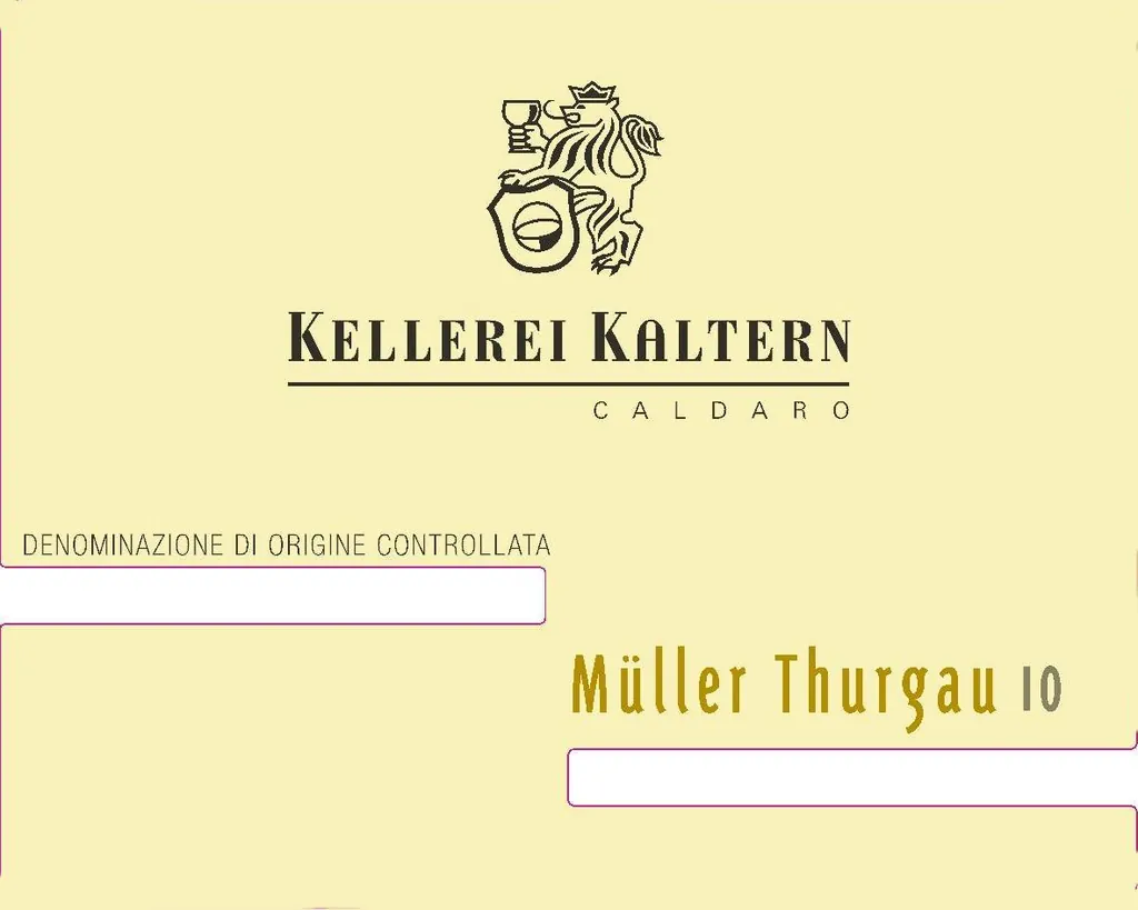er Muller Thurgau Bottle