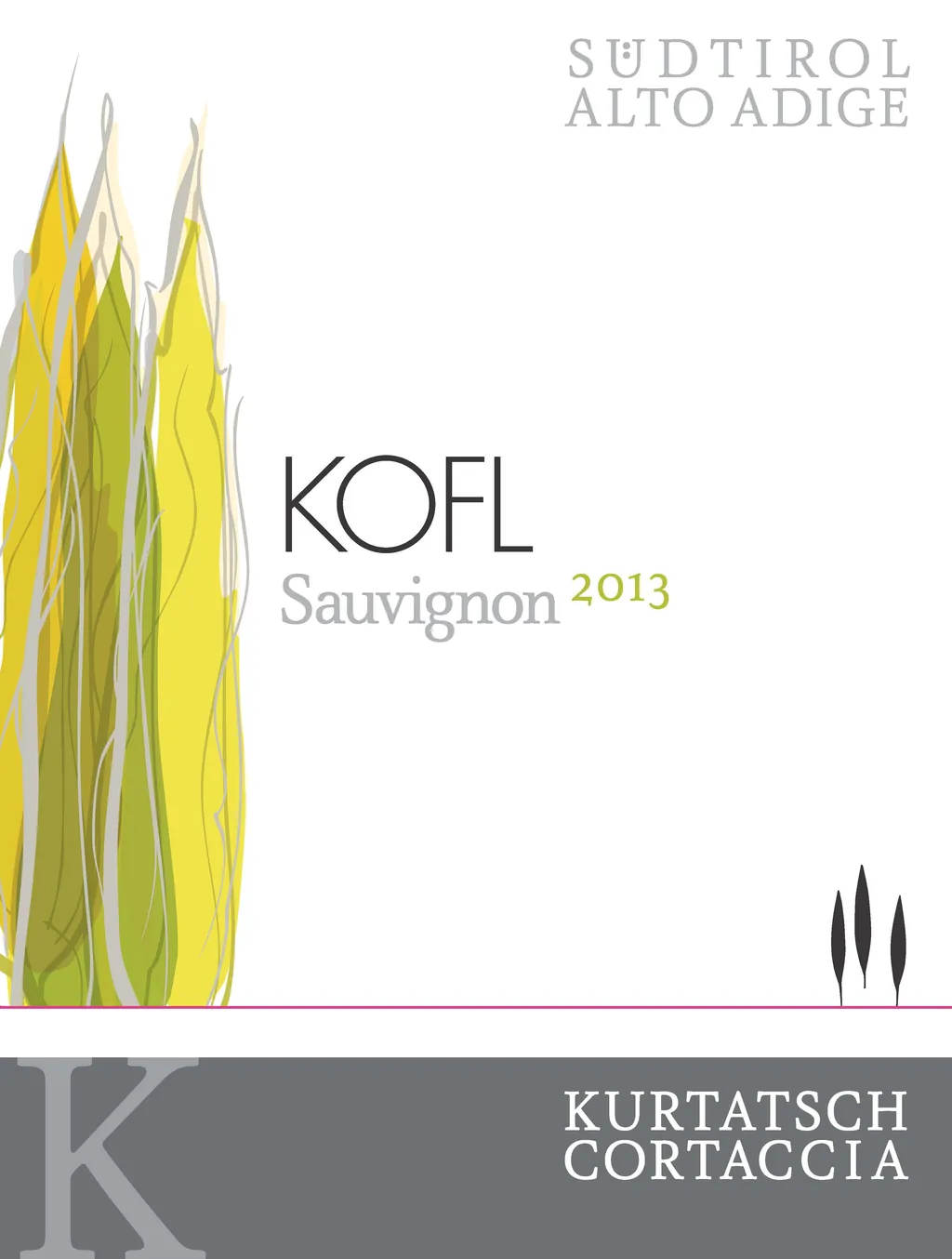 Alto Adige Kofl Sauvignon Bottle
