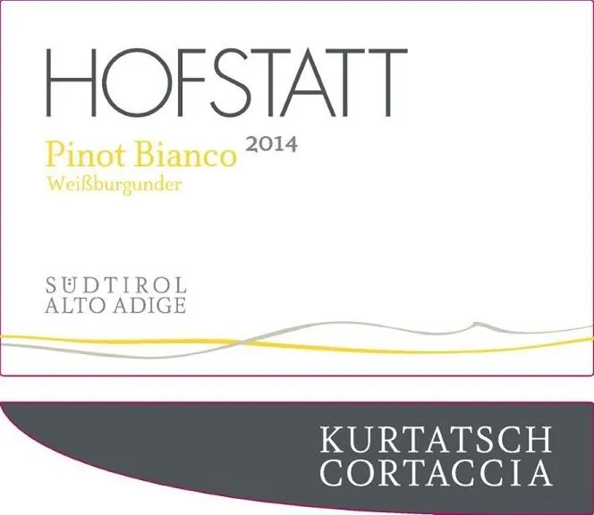 Hofstatt Weissburgunder Pinot bianco Bottle