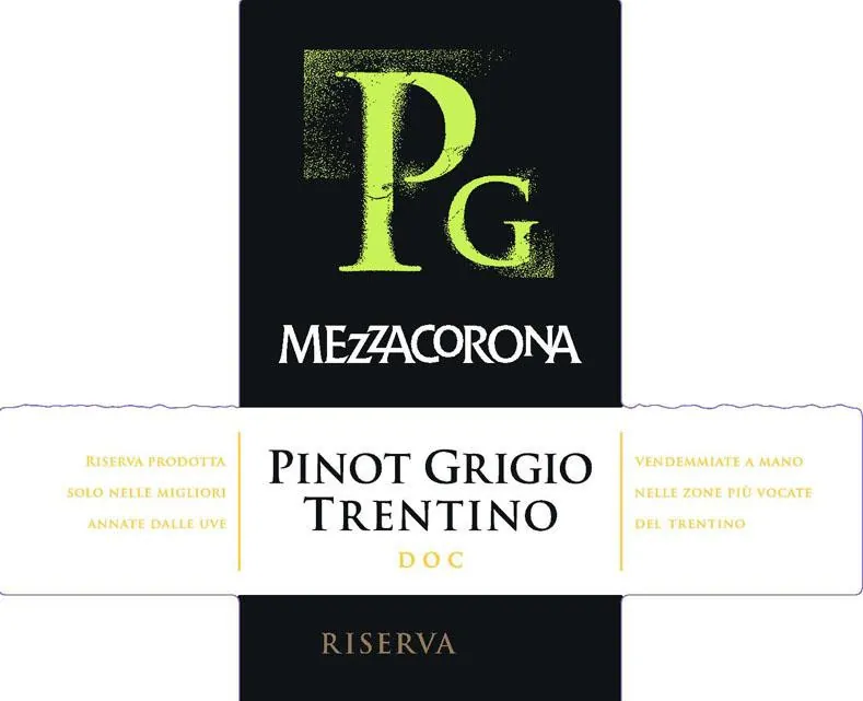 Trentino Riserva Pinot Grigio Bottle
