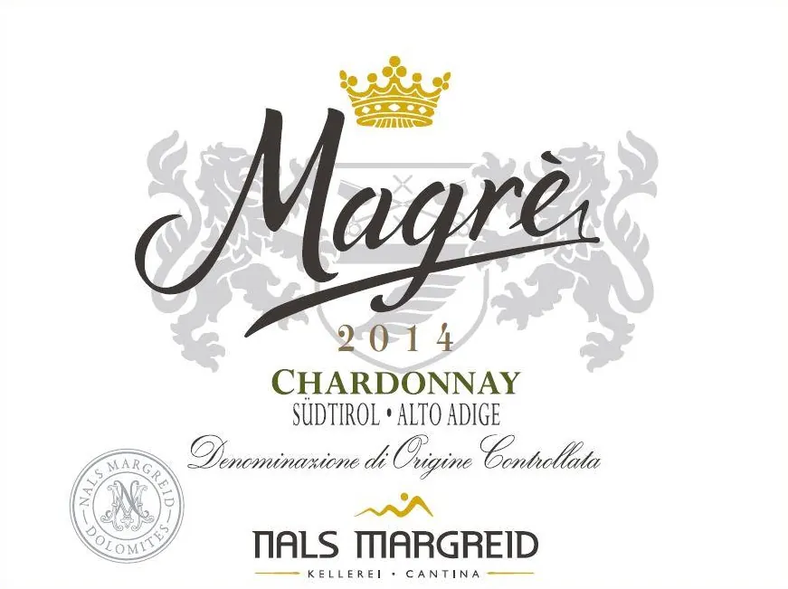 Alto Adige Magre Chardonnay Bottle