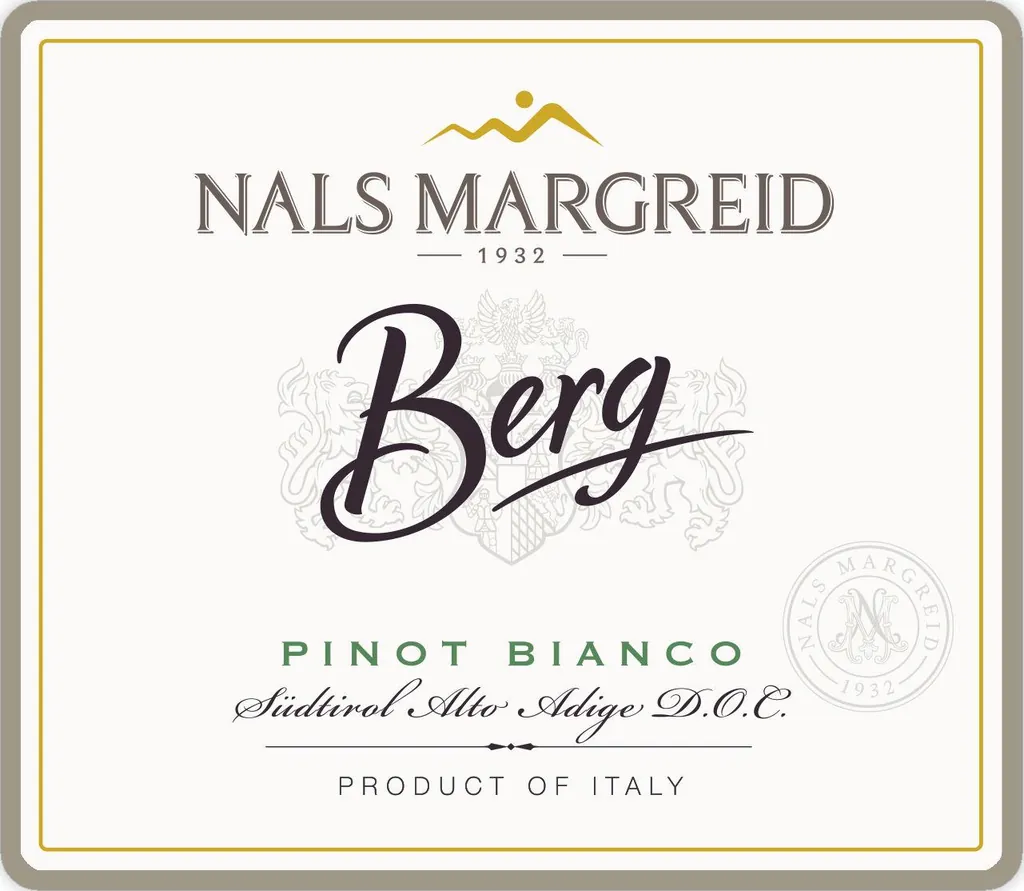 Berg Pinot Bianco Bottle