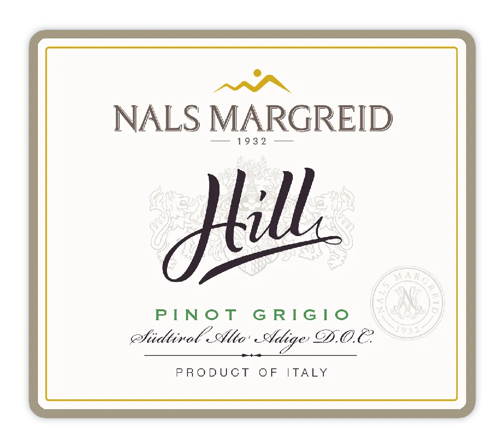 Hill Pinot Grigio Bottle