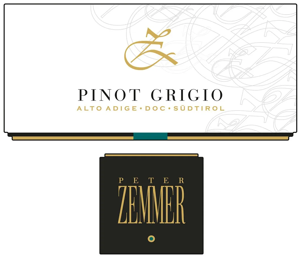 Pinot Grigio Bottle