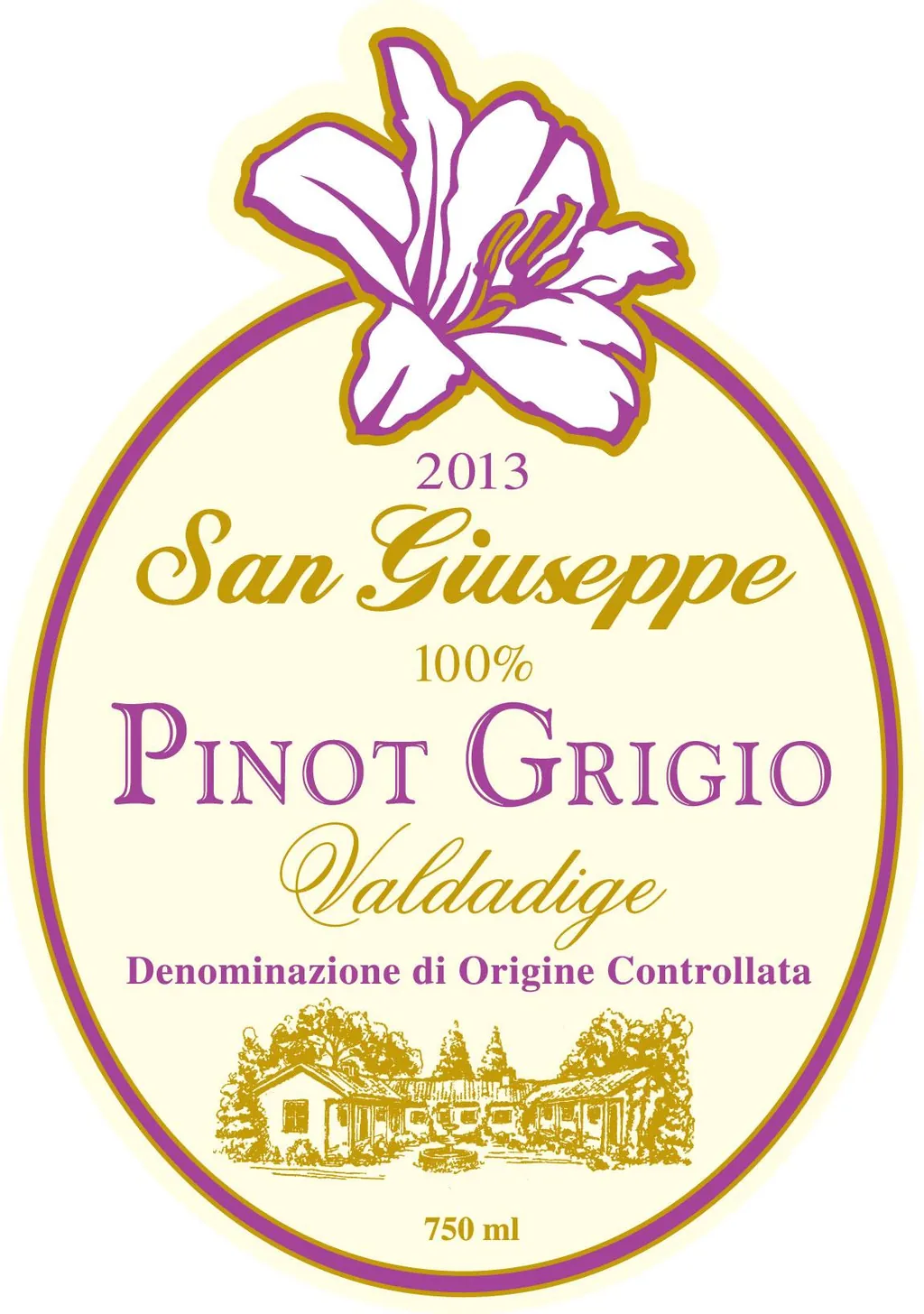 Valdadige Pinot Grigio Bottle