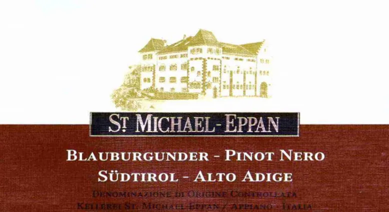 Alto Adige Blauburgunder - Pinot Nero Bottle