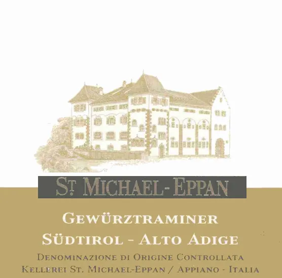 Alto Adige Gewurztraminer Bottle