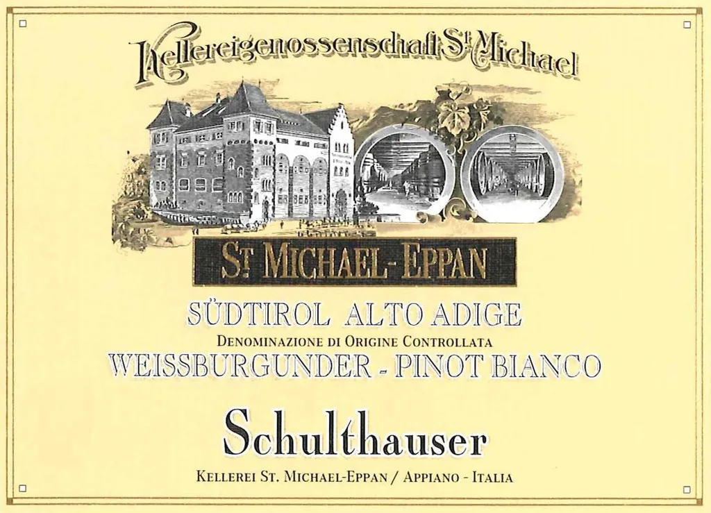 Schulthauser Weissburgunder - Pinot Bianco Bottle