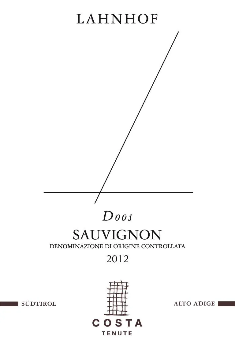 Alto Adige Lahnhof Sauvignon Bottle
