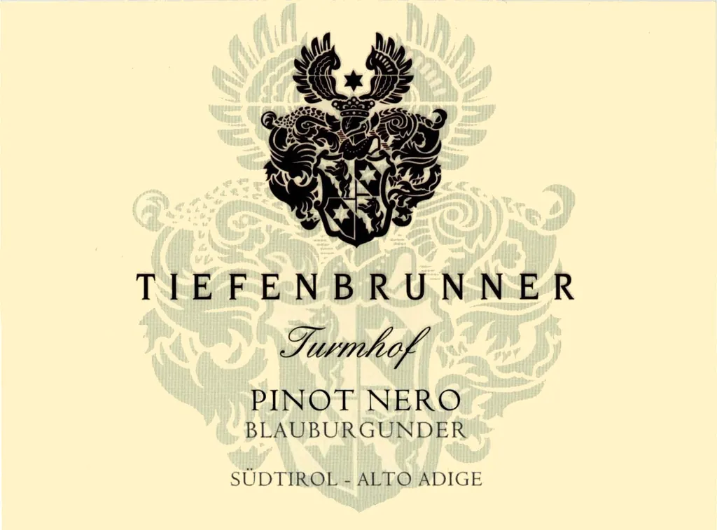 Alto Adige Pinot Nero Blauburgunder Bottle