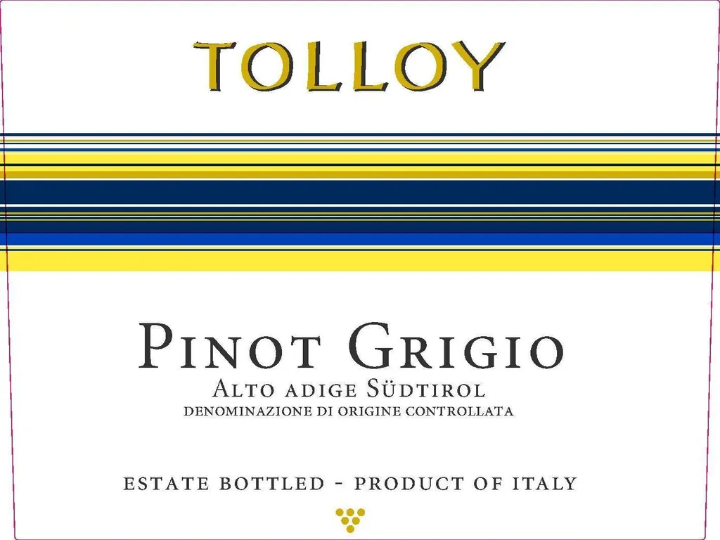 Pinot Grigio Bottle