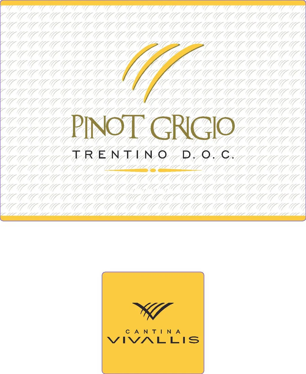Trentino Pinot Grigio Bottle