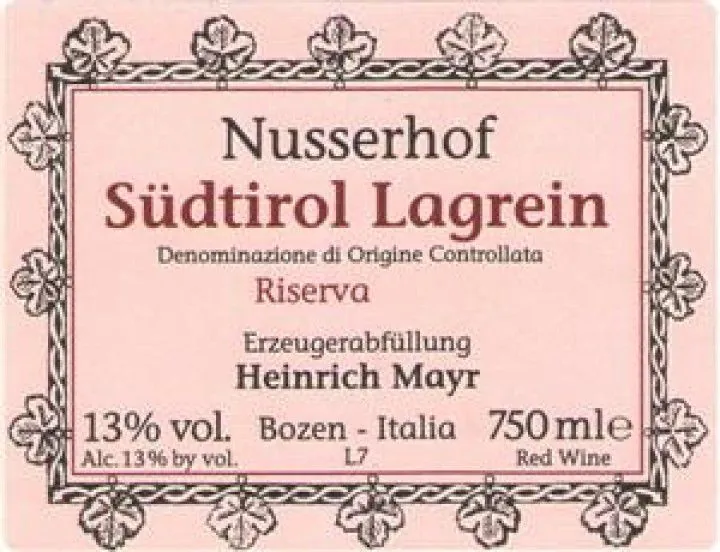 Lagrein Riserva Bottle