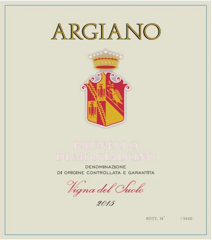 Vigna del Suolo Brunello di Montalcino Bottle